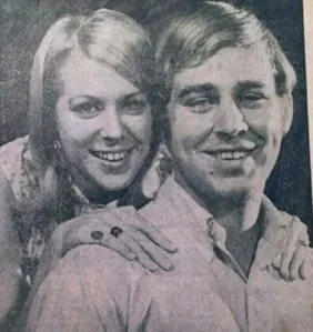 Margie Washichek with her ex husband Jimmy Buffett. 1693742727237 jpg